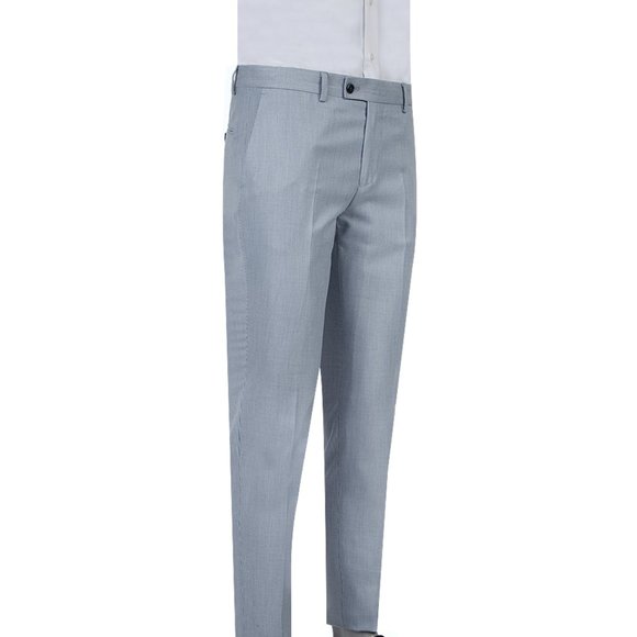 TWEEN Sky Blue Dress Pants (Slim Fit) - Picture 1 of 4